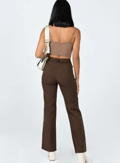 Princess Polly Lulu Pants  Brown Online