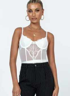 Princess Polly Lutana Bodysuit  White Online