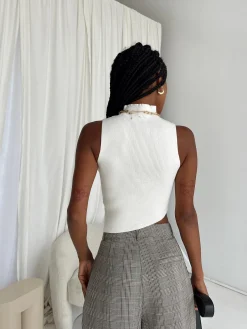 Princess Polly Luttrell Top  White Fashion