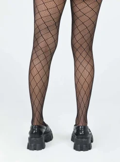 Princess Polly Lyliana Stockings  Black New