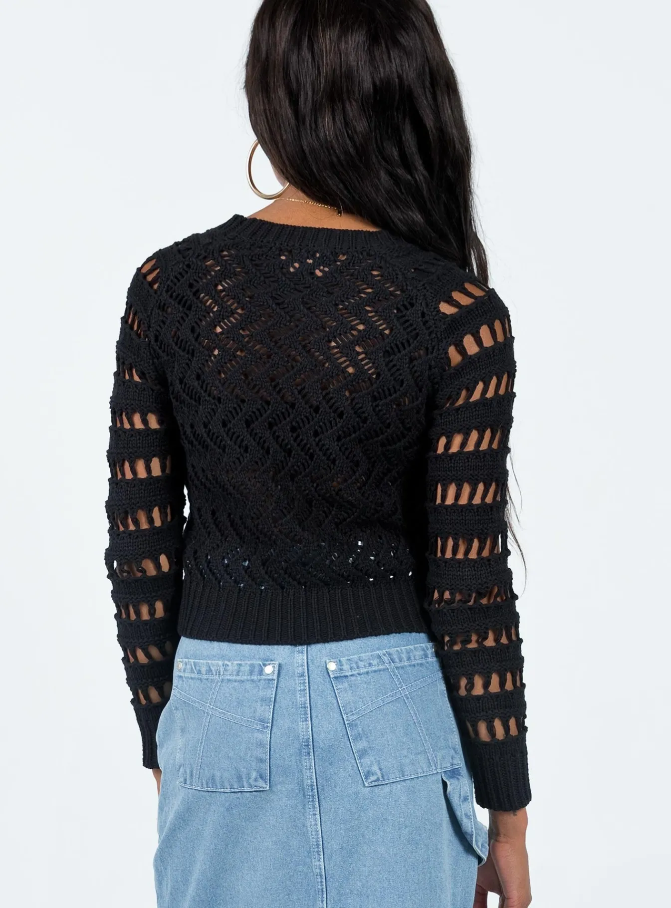Princess Polly Lyndale Sweater Black Cheap