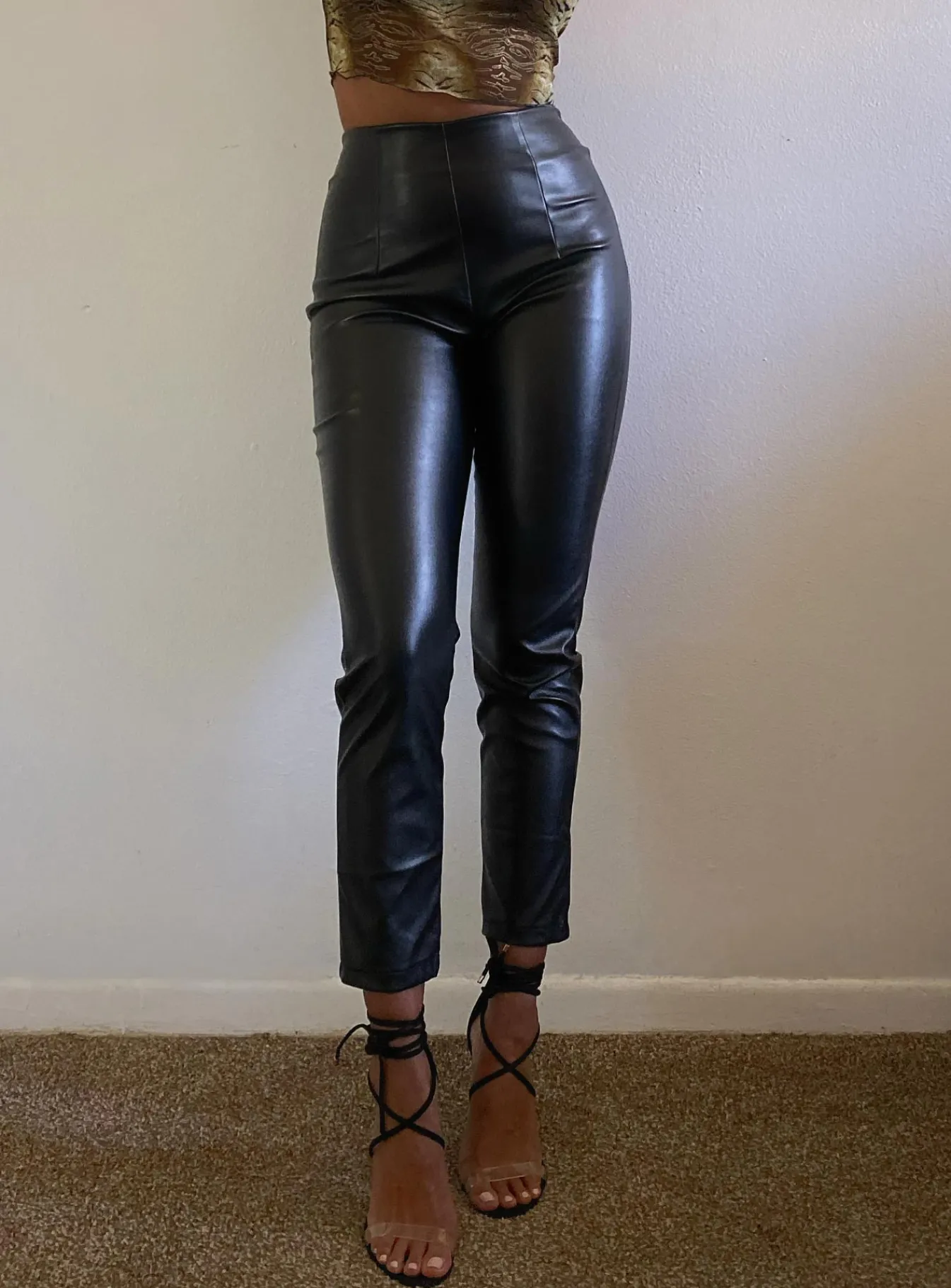 Princess Polly Lyra Pants Black Cheap