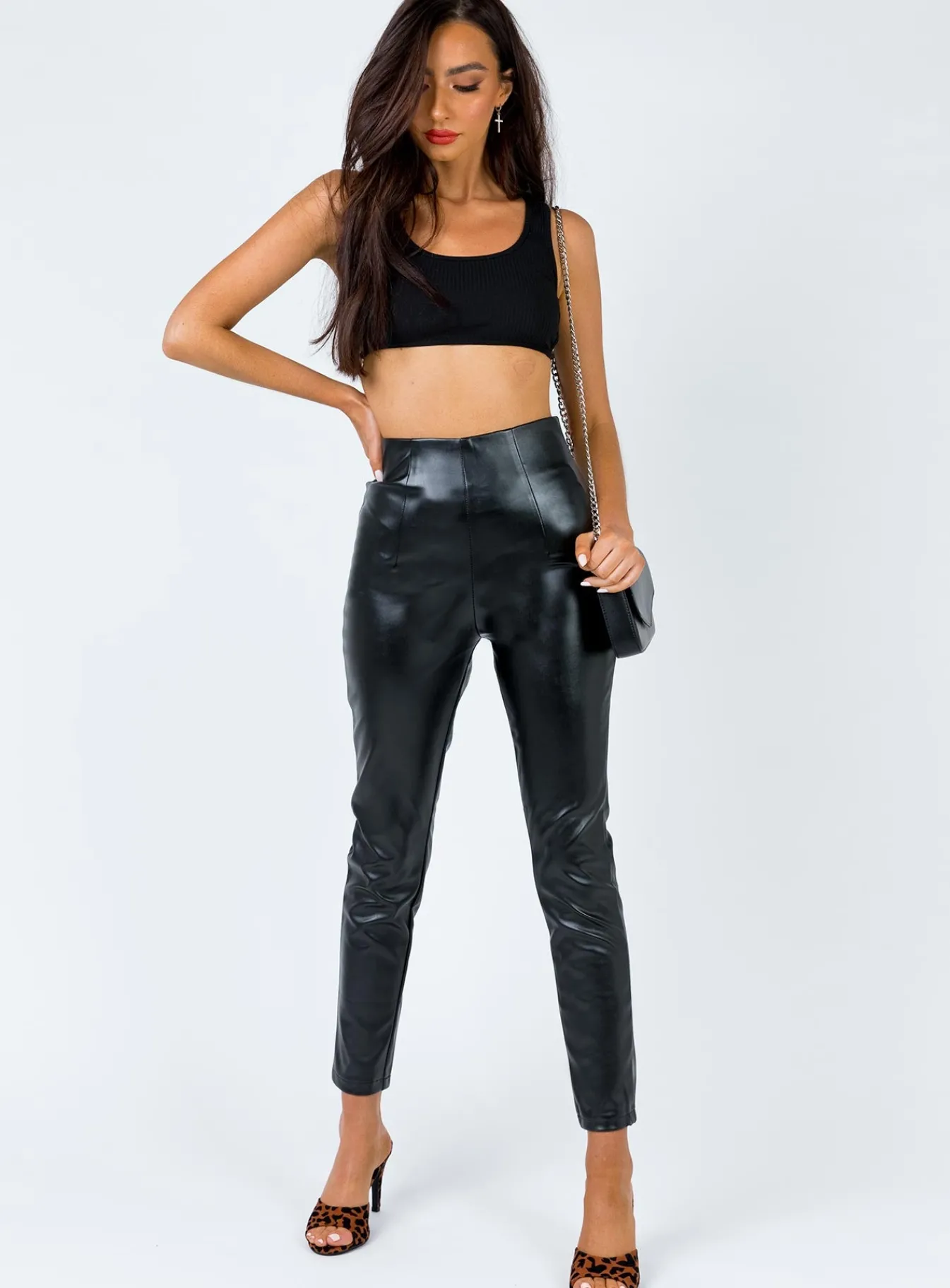 Princess Polly Lyra Pants Black Cheap