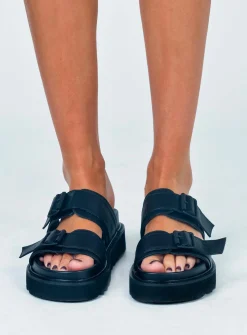 Princess Polly Ma Belle Sandals  Black Shop