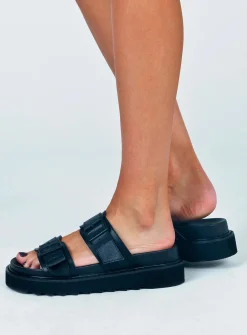Princess Polly Ma Belle Sandals  Black Shop