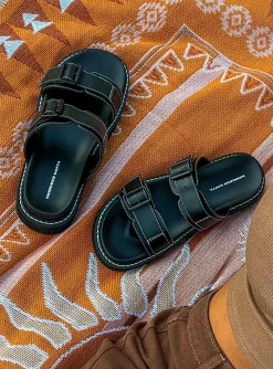 Princess Polly Ma Belle Sandals  Contrast Stitch Clearance