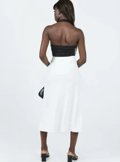 Princess Polly Mabel Midi Skirt White Best