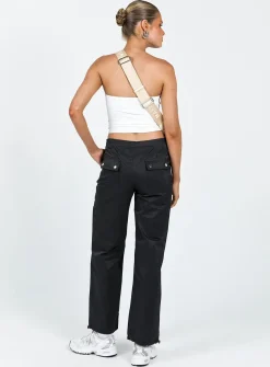 Princess Polly Macmillan Pants Black Cheap