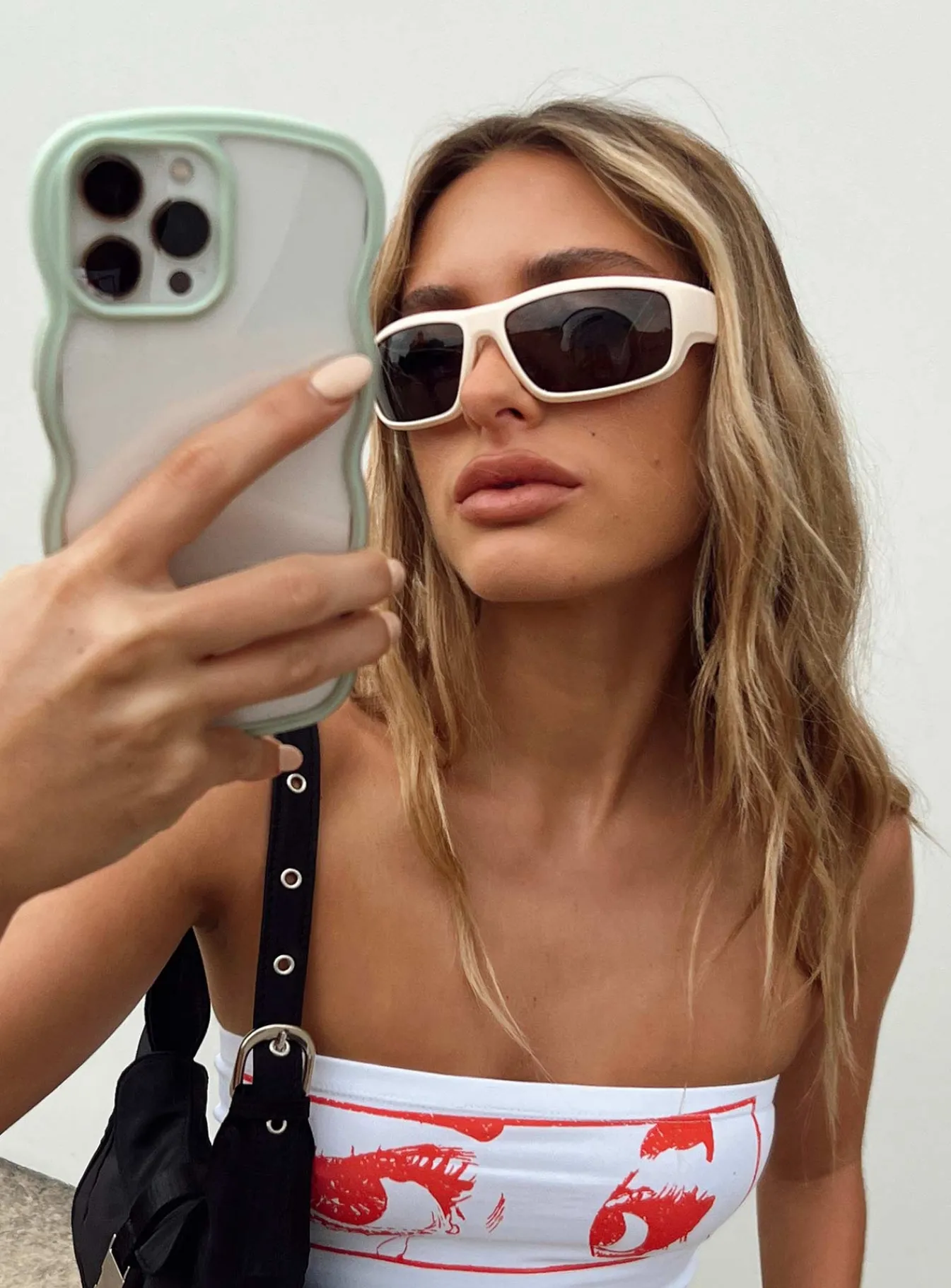 Princess Polly Macmillan Sunglasses Beige Online