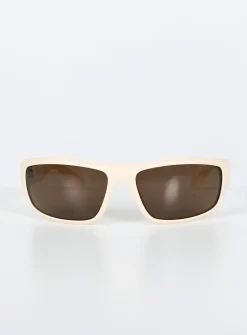 Princess Polly Macmillan Sunglasses  Beige Online