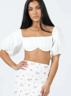 Princess Polly Made In Heaven Top  White Shop