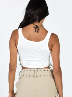 Princess Polly Madelyn Top  White Store