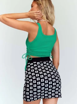 Princess Polly Madelyn Top  Dark Green Fashion