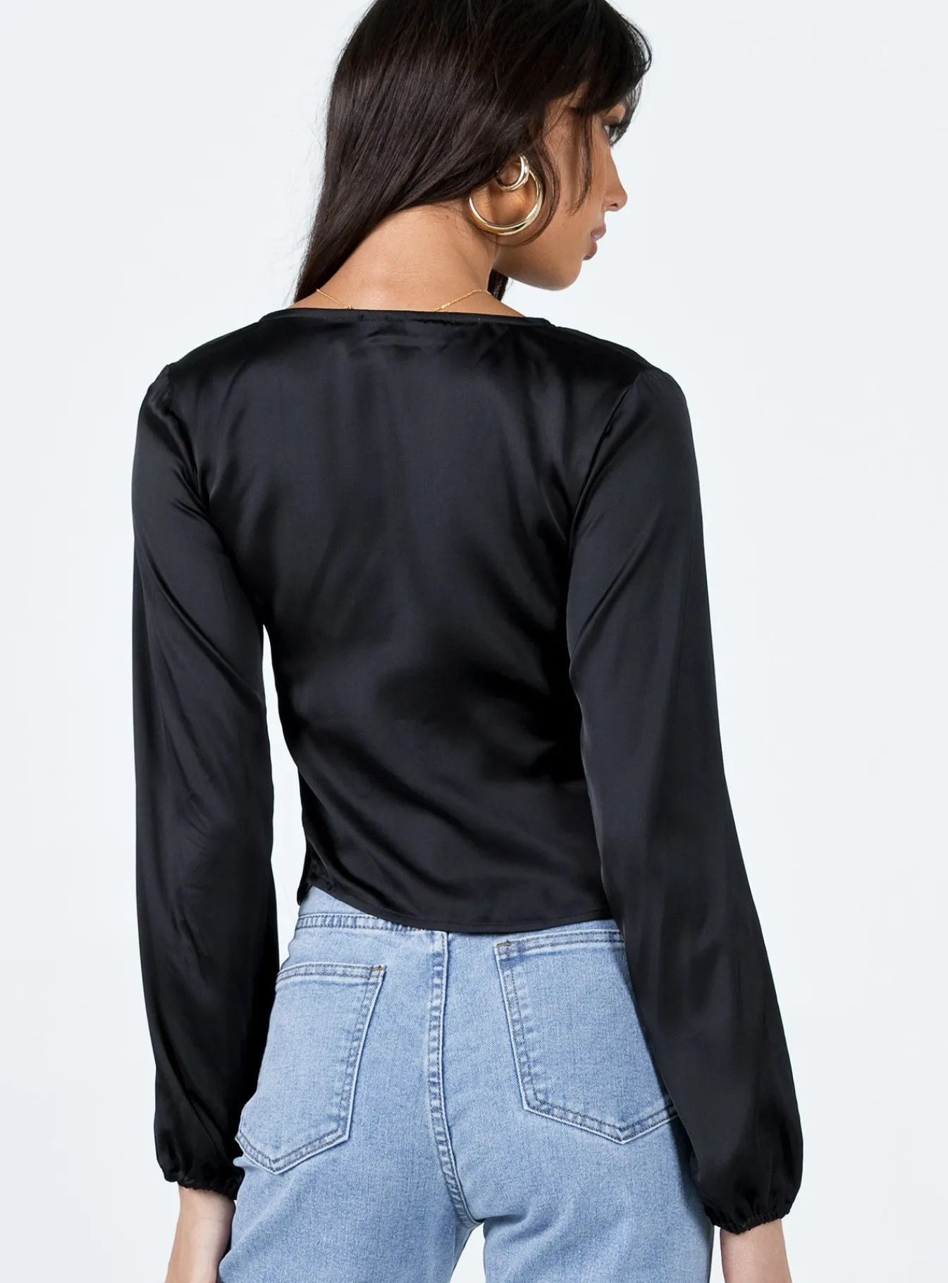 Princess Polly Madio Long Sleeve Top Black Shop