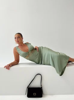 Princess Polly Madon Maxi Dress  Sage Discount