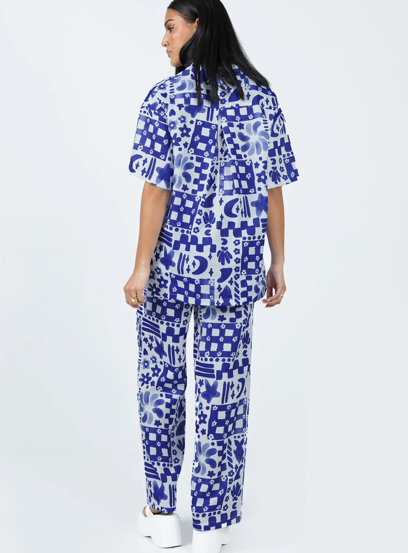 Princess Polly Maggie Set Blue Sale