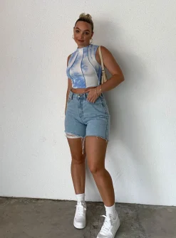 Princess Polly Maggieshorts Denim Online