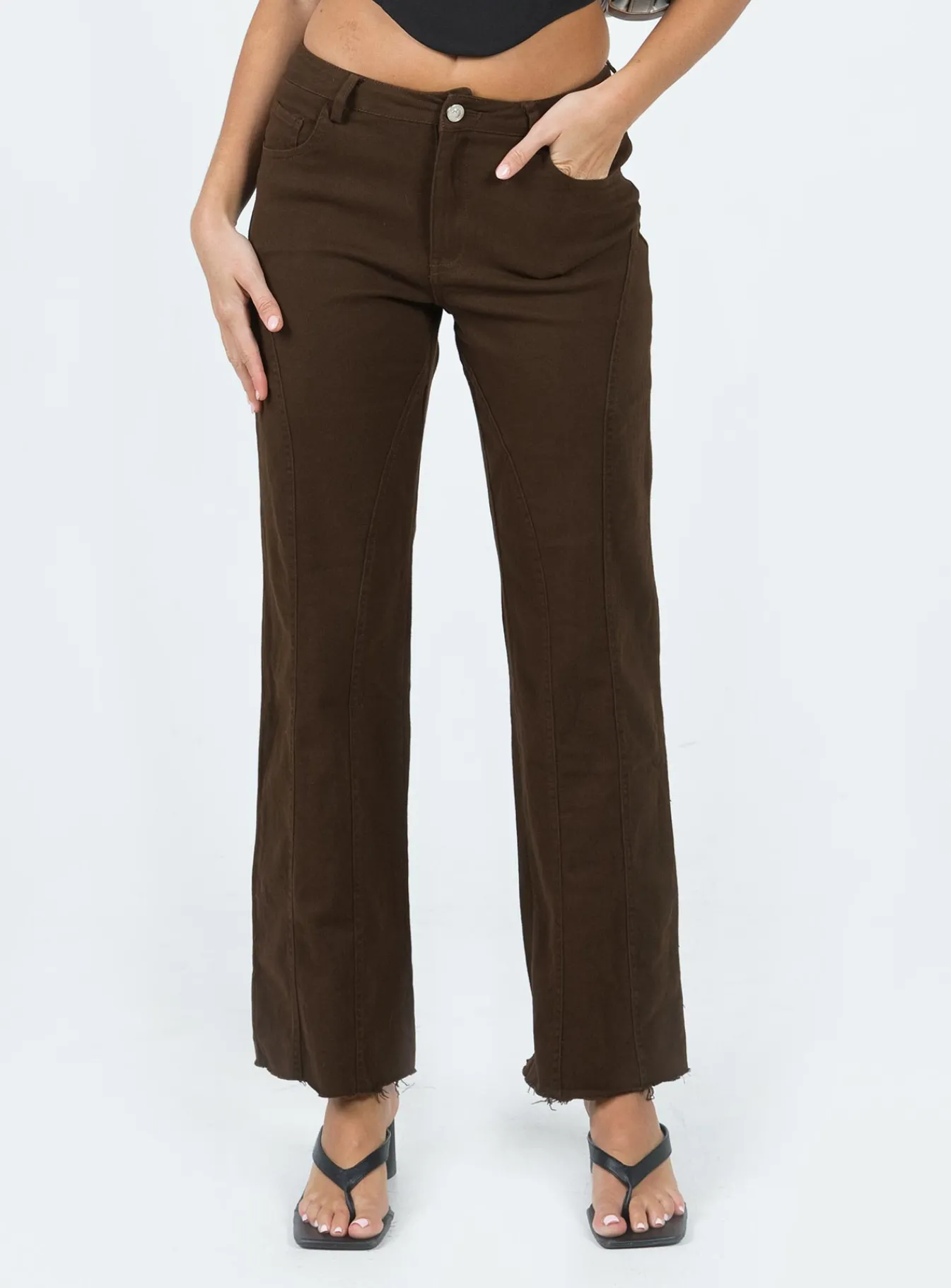 Princess Polly Magil Pants Brown Store