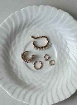 Princess Polly Maher Earring Pack  Gold Hot