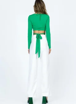 Princess Polly Maiah Pants  White Hot