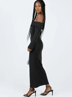 Princess Polly Maida Maxi Dress  Black Best Sale
