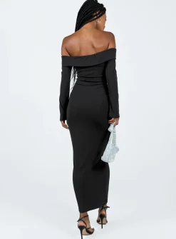Princess Polly Maida Maxi Dress  Black Best Sale