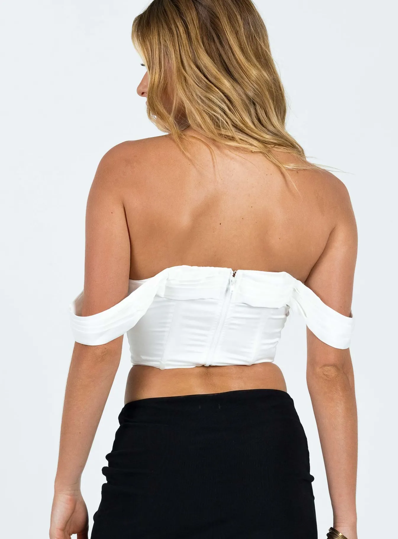 Princess Polly Maila Corset Top White Shop