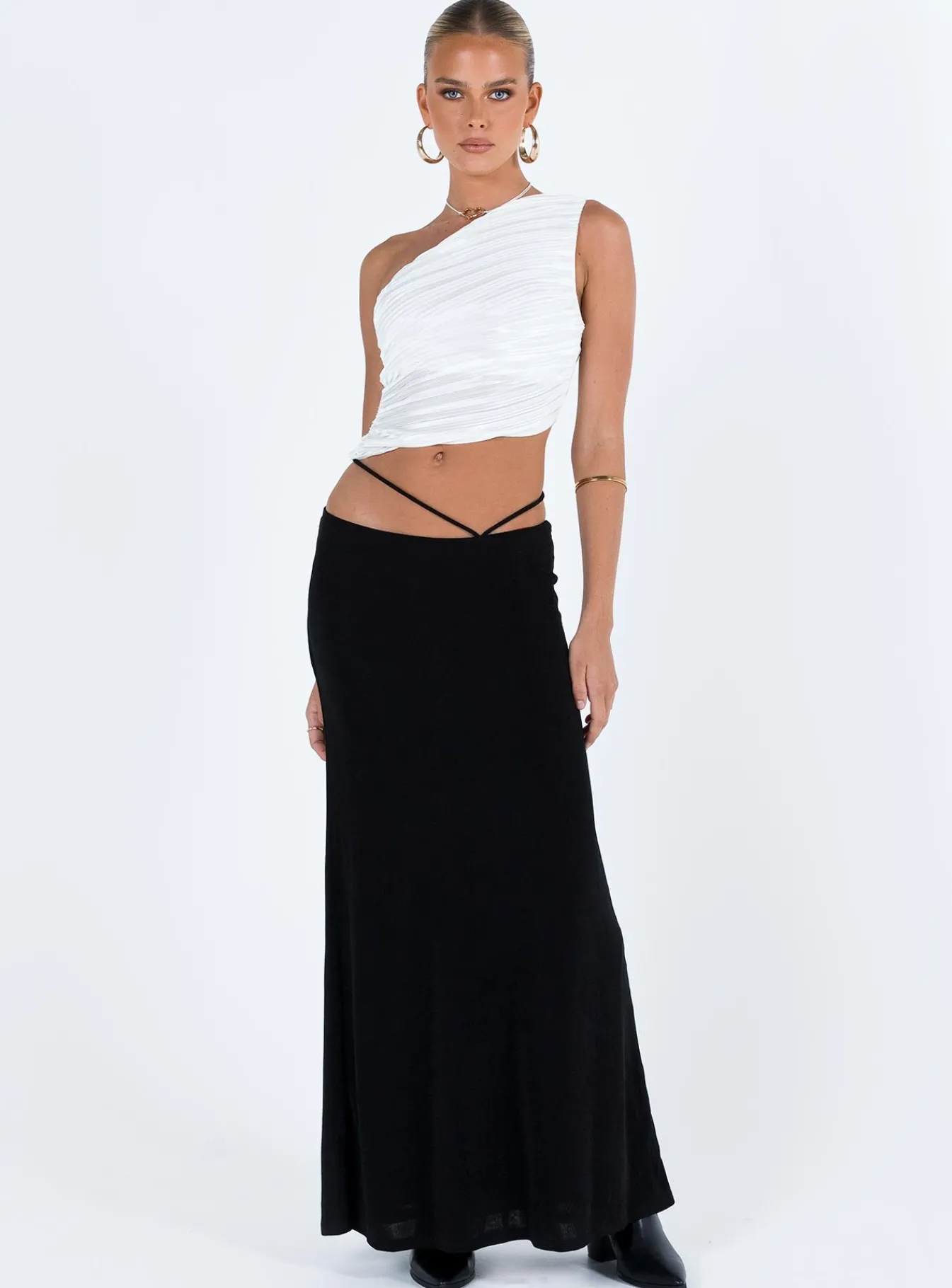 Princess Polly Maisie Maxi Skirt Black Fashion