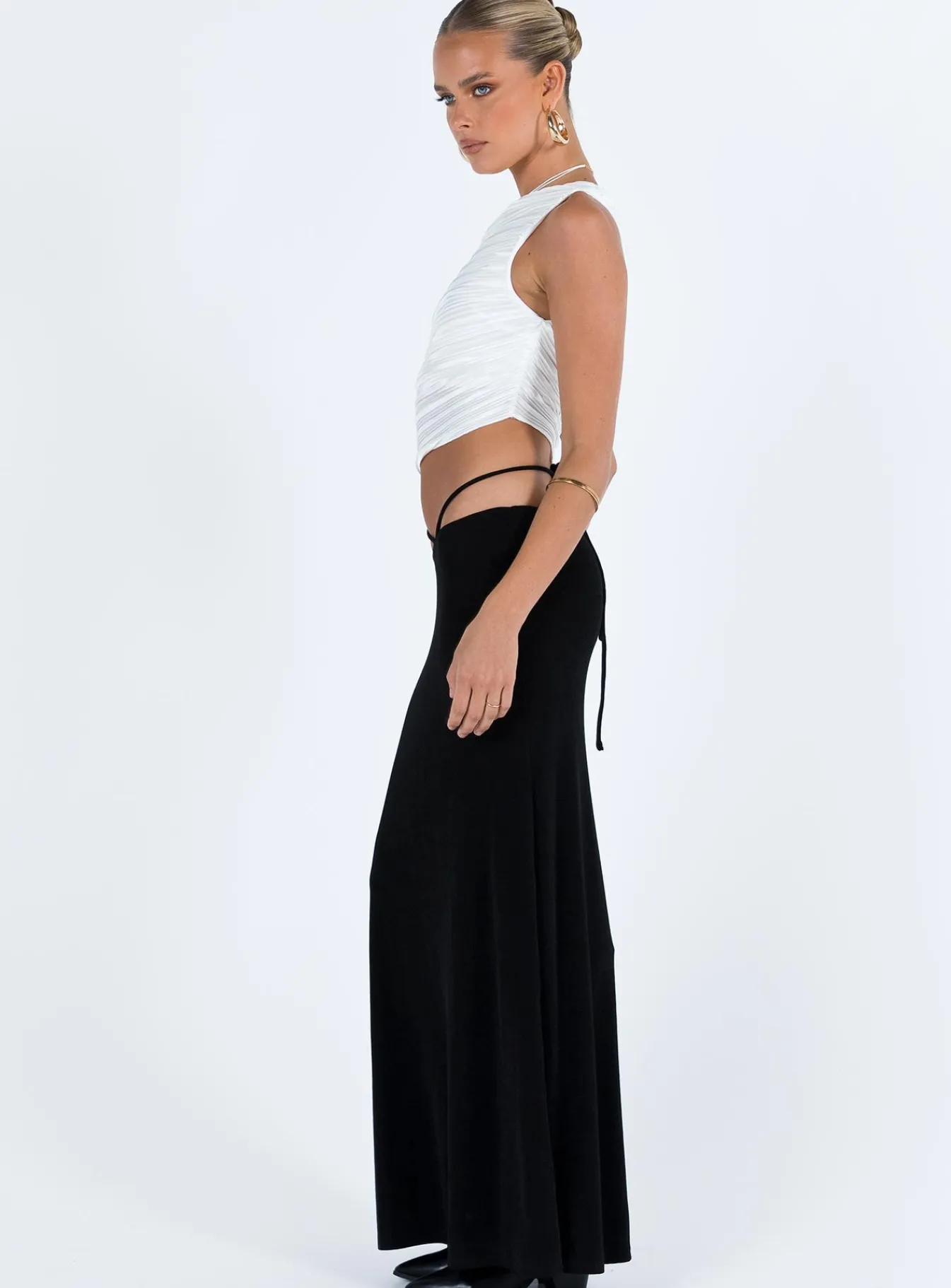 Princess Polly Maisie Maxi Skirt Black Fashion