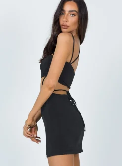 Princess Polly Maisie Mini Skirt  Black Shop