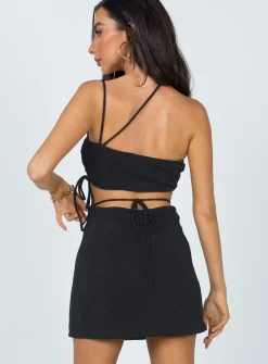 Princess Polly Maisie Mini Skirt  Black Shop