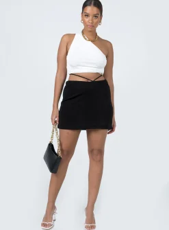 Princess Polly Maisie Mini Skirt  Black Shop