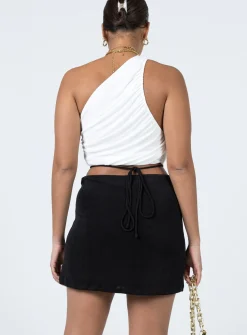 Princess Polly Maisie Mini Skirt  Black Shop