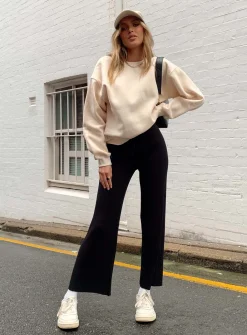 Princess Polly Majid Pants  Black Flash Sale