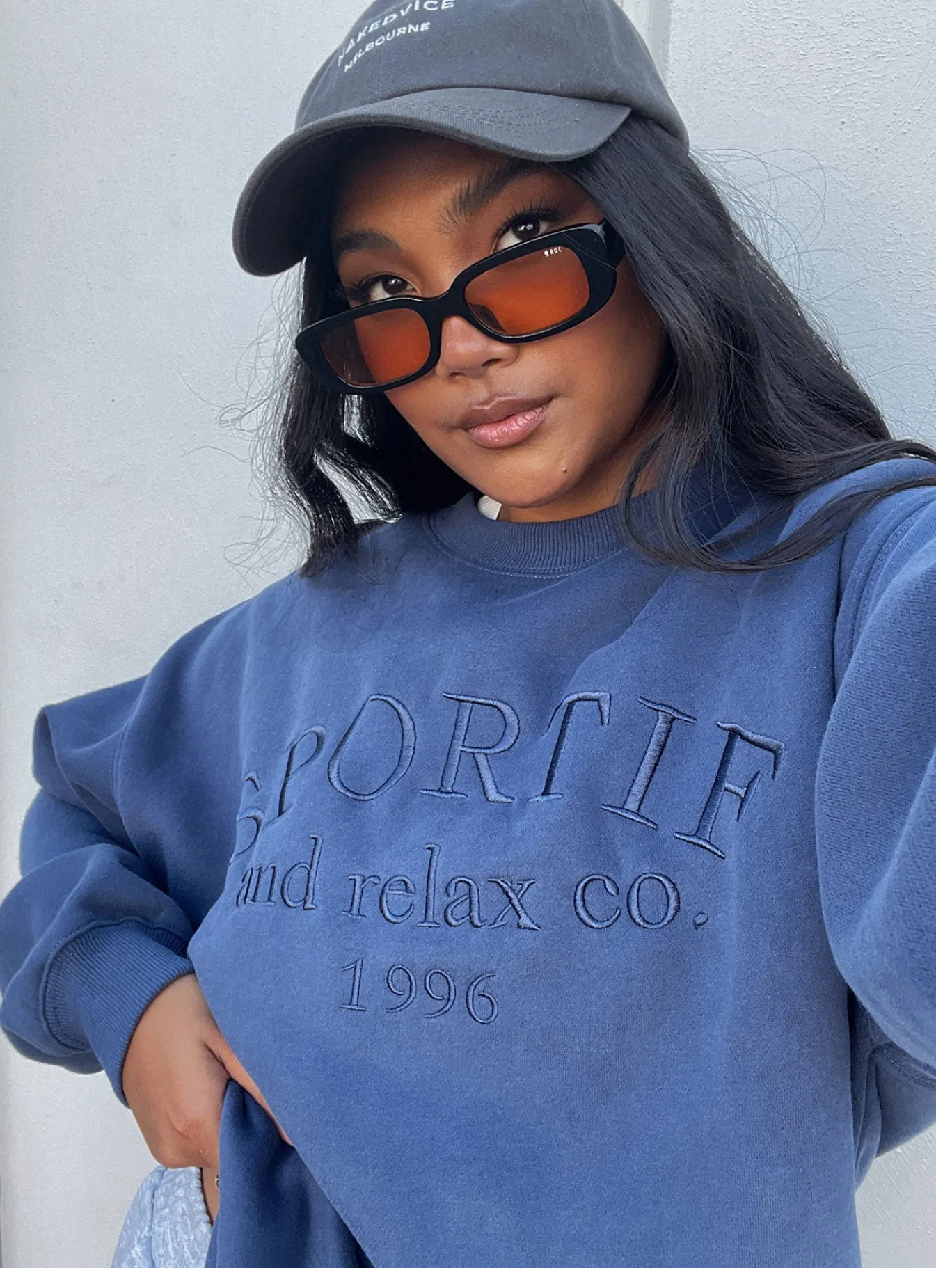 Princess Polly Major League Sweatshirt Navy Fashion