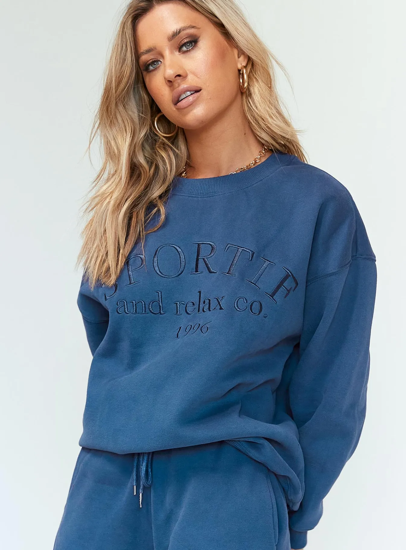 Princess Polly Major League Sweatshirt Navy Fashion