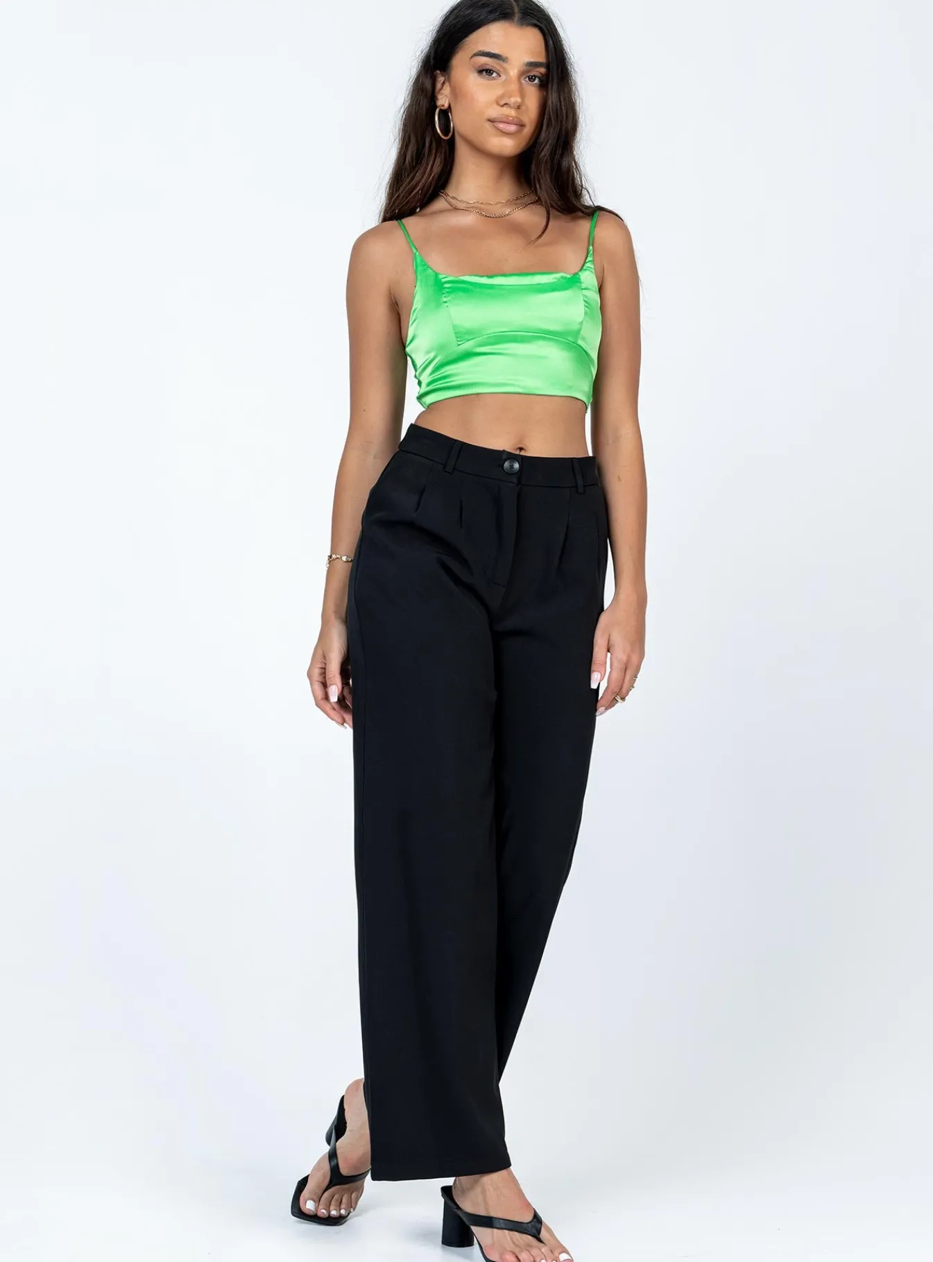 Princess Polly Makenzie Top Green Fashion