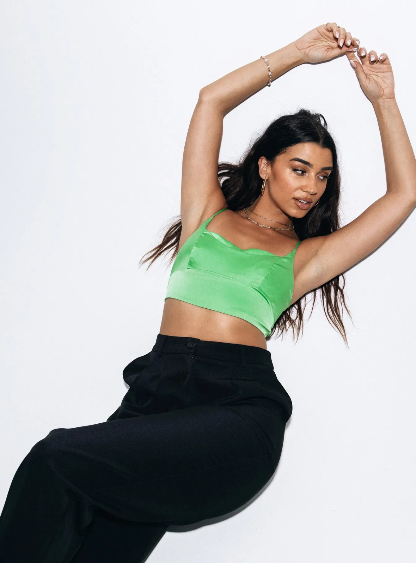Princess Polly Makenzie Top Green Fashion