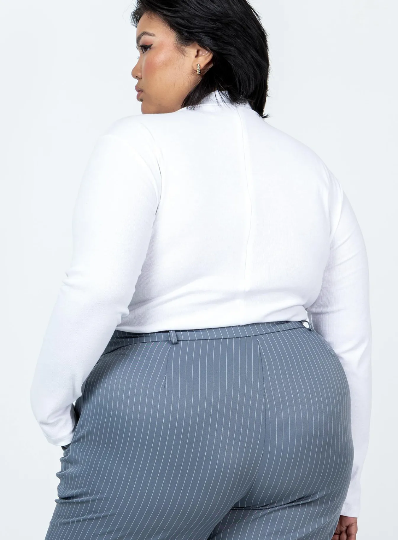 Princess Polly Maleny Long Sleeve Bodysuitcurve White Sale