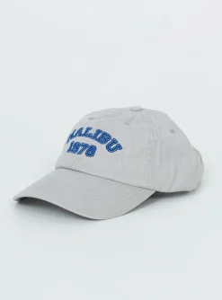 Princess Polly Malibu 1978 Dad Cap  Grey Best