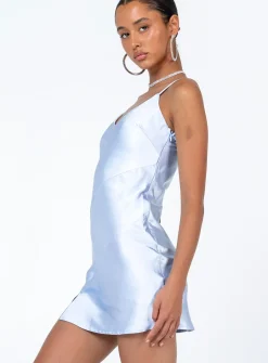 Princess Polly Maliha Mini Dress Blue Discount