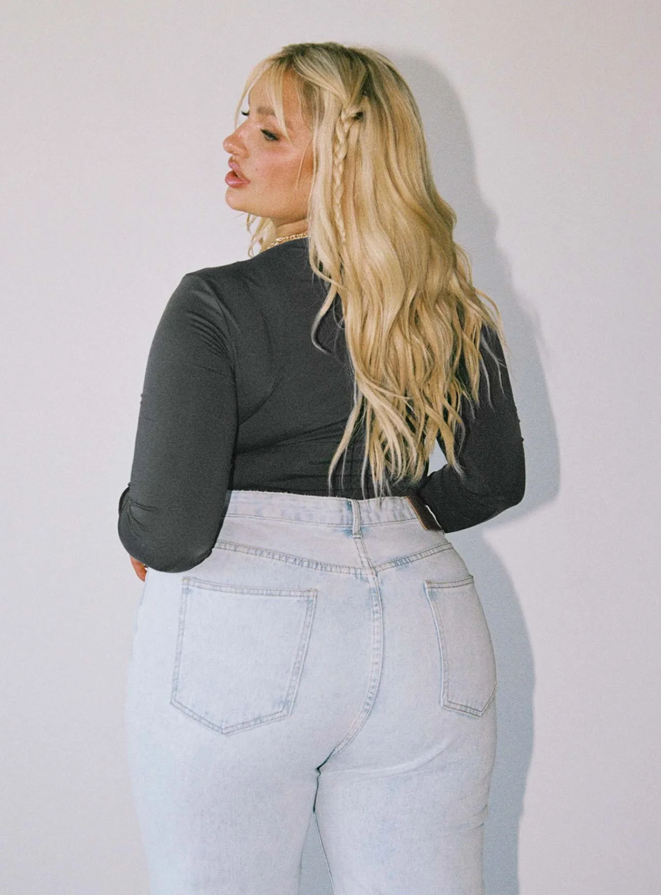Princess Polly Mallard Bodysuitcurve Grey Fashion