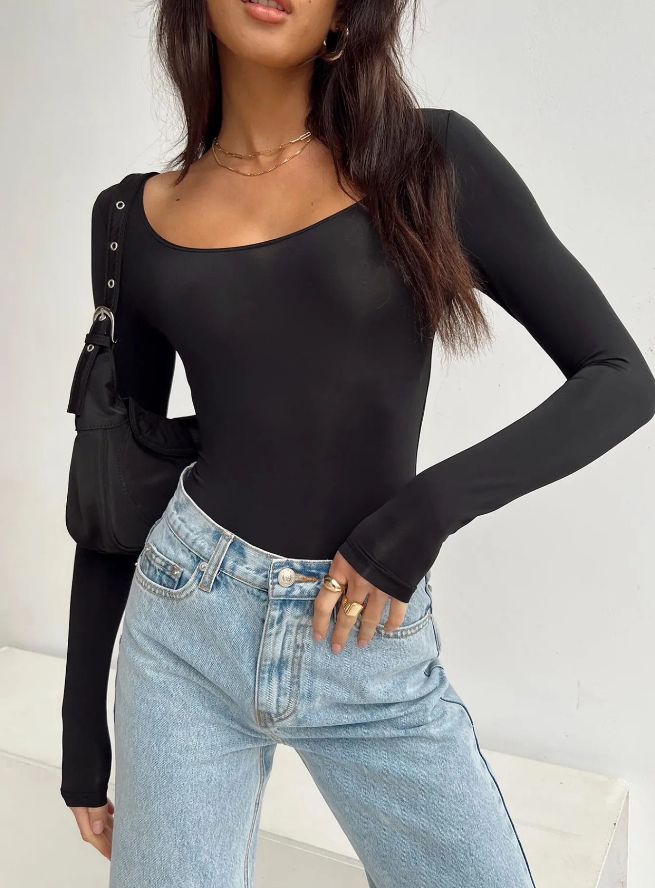 Princess Polly Malllard Bodysuit Black Fashion
