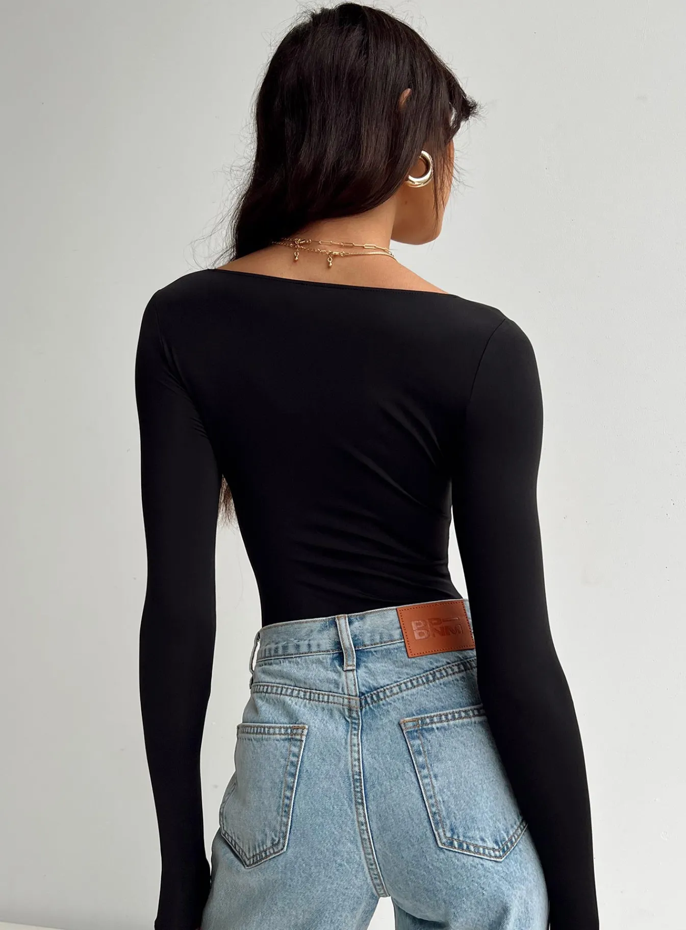 Princess Polly Malllard Bodysuit Black Fashion