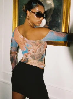 Princess Polly Manesh Long Sleeve Top Multi Fashion