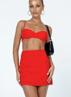 Princess Polly Manhattan Set  Red Hot
