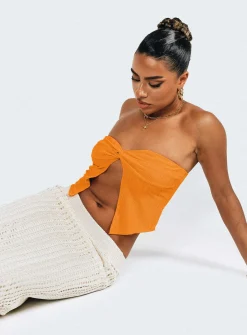 Princess Polly Mani Top  Orange Fashion