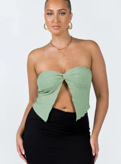 Princess Polly Mani Top  Green Online
