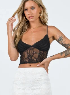 Princess Polly Marcella Top Black Store