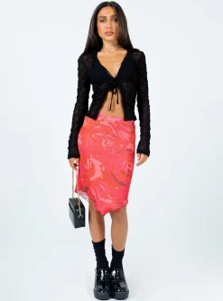 Princess Polly Marcos Long Sleeve Top  Black Discount